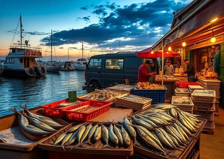 Essaouira Harbor Food